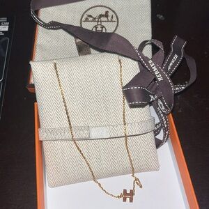 Hermes’s mini h pop necklace